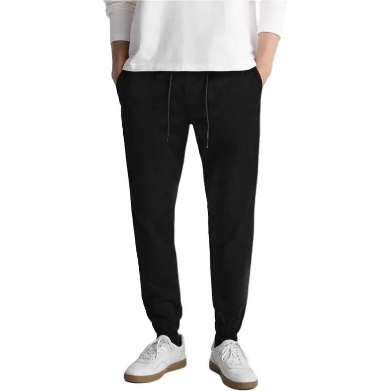 ZARA Casual Pants Men Black-1