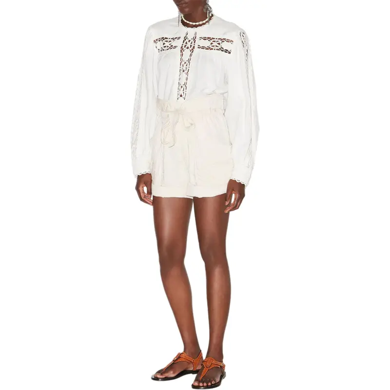 ISABEL MARANT ETOILE Valmira Lace Detailed Top-2