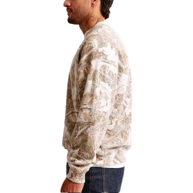Abercrombie＆Fitch Sweatshirts Men Khaki-3