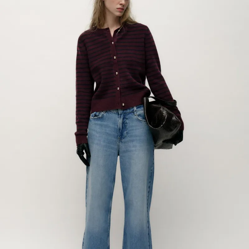 ZARA Knitwear Women's Burgundy-2