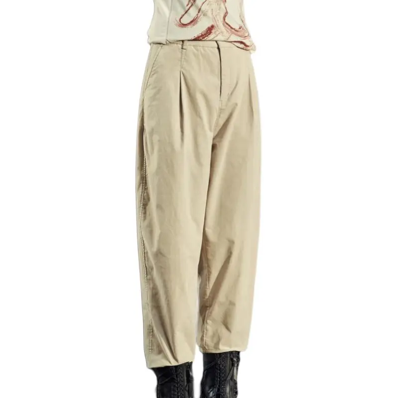 Rizhuo Casual Pants Women's Yearly Beige-1
