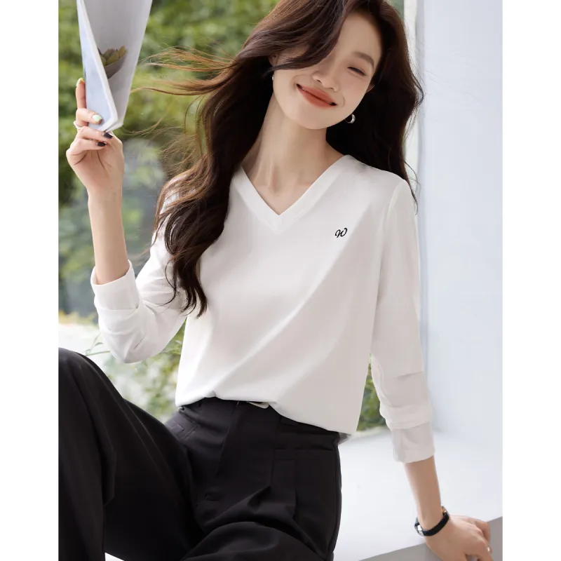 Mo Han Yi Mei Regular T Shirt Women's White-4