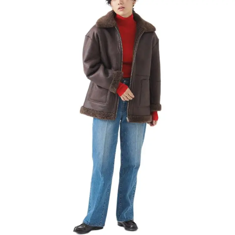 Beams Jackets & Coats Women's Brown-4