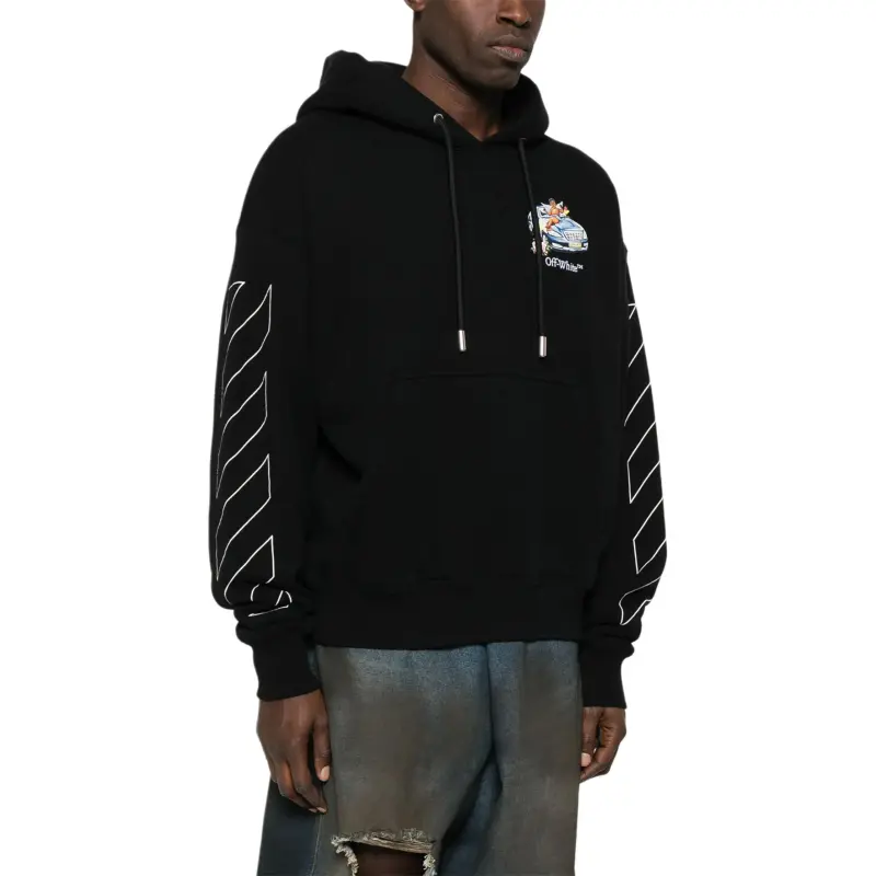 OFF WHITE Fresco Arrow Skate Drawstring Hoodie-2
