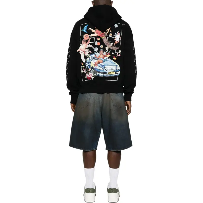 OFF WHITE Fresco Arrow Skate Drawstring Hoodie-3