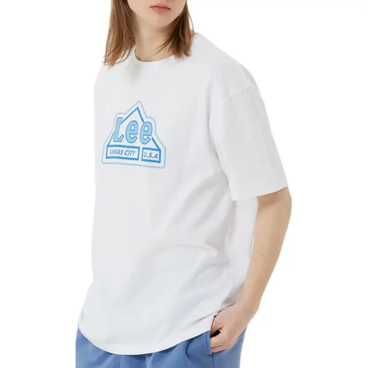 Lee T Shirts Men White-6