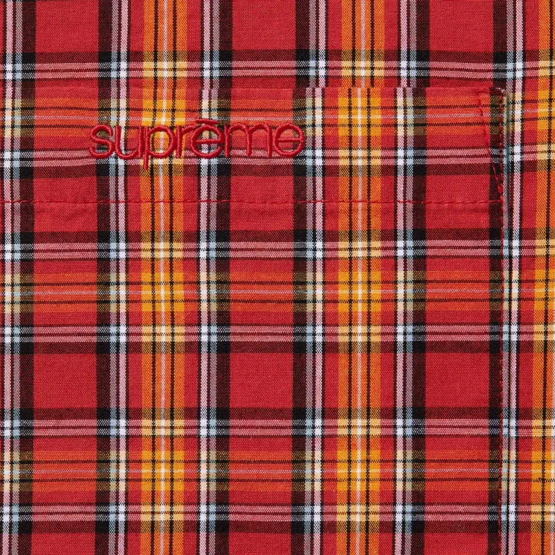 Supreme Mini Plaid S/S Shirt-7
