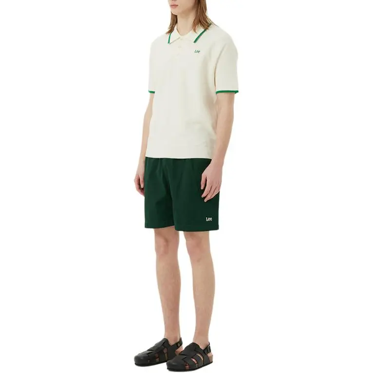 Lee Casual Shorts Men Green-3