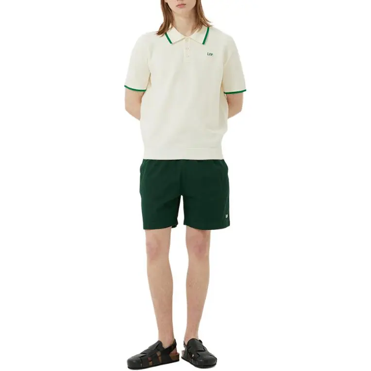 Lee Casual Shorts Men Green-2
