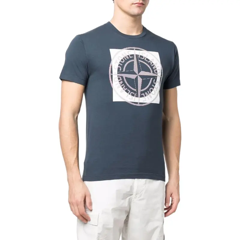 STONE ISLAND T Shirt Men's Blue-2