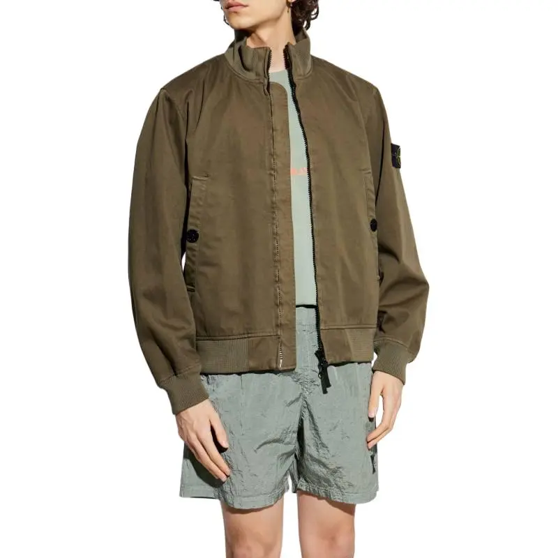 STONE ISLAND Compass patch Bomber Jacket-1