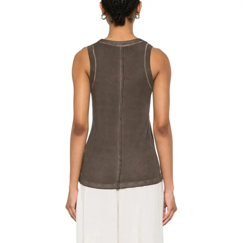 UMA WANG Crewneck Knitted Tank Top-3