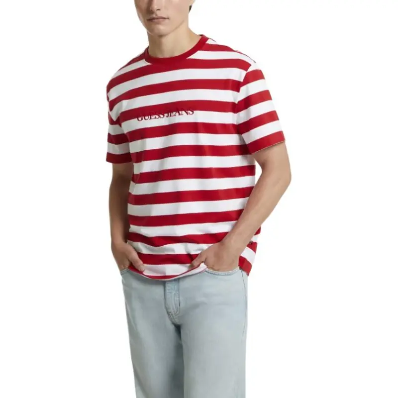 GUESS T-Shirts Men Red-1
