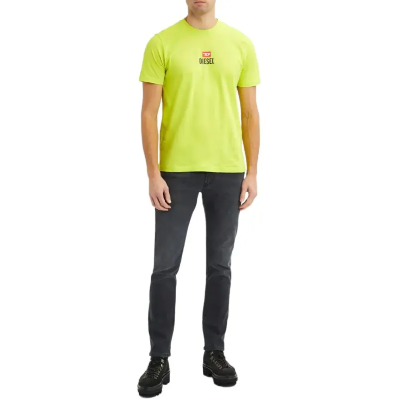 DIESEL T Shirts Men Yellow-2