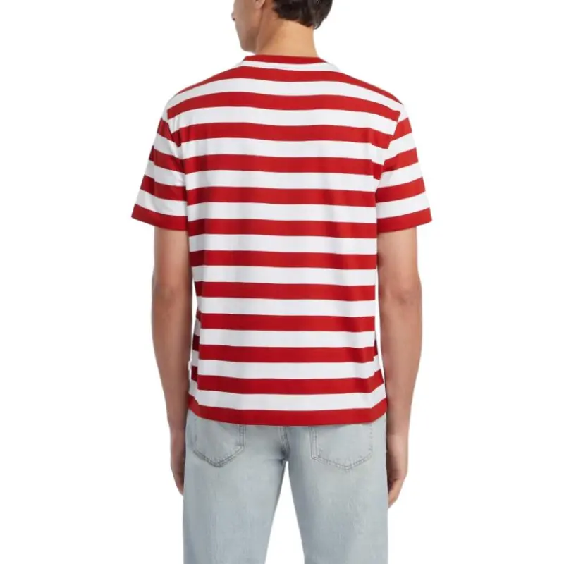 GUESS T-Shirts Men Red-2