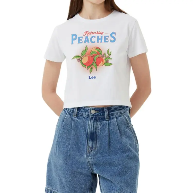 Lee T Shirts Women's White-2