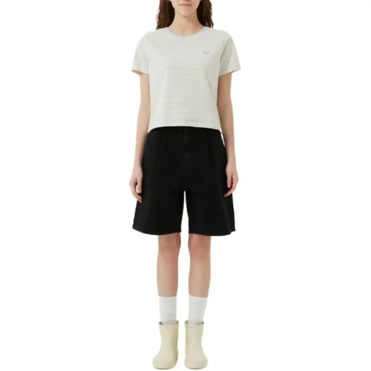 Lee T Shirts Women's Light Gray-2