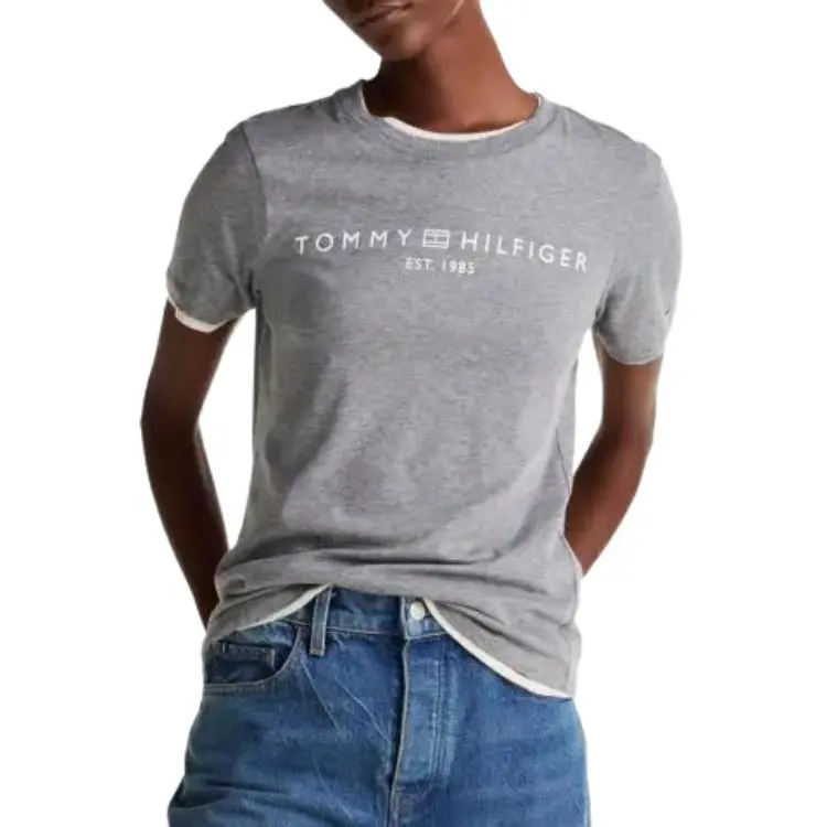 Tommy Hilfiger Logo Crew neck T shirt-1