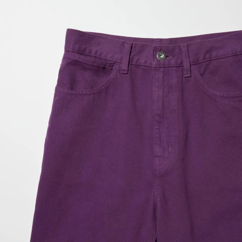 UNIQLO U Collection SS25 Denim Shorts Women's Purple-3
