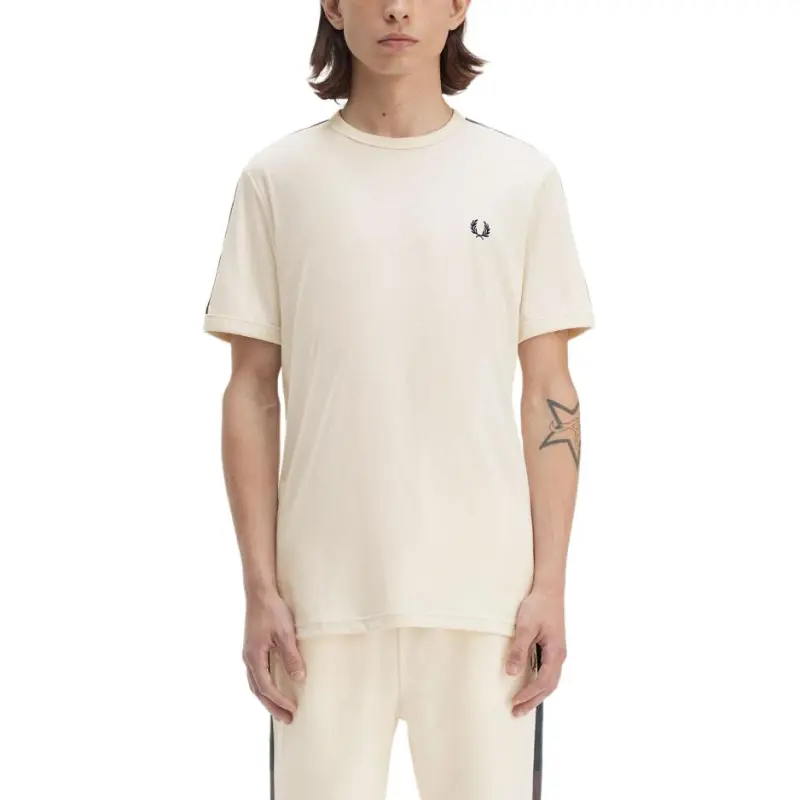 FRED PERRY Contrast tape T shirt-2