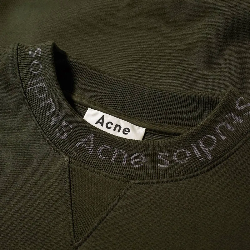 Acne Studios Sweatshirt Men's Dark Green-4