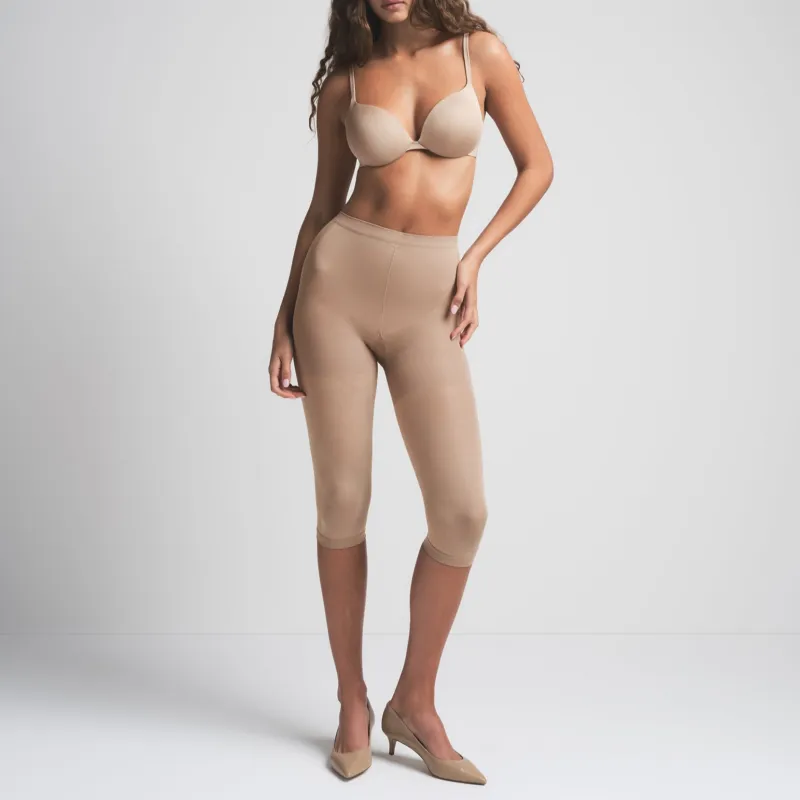 SKIMS FW24 HOSIERY SHAPING CAPRI TIGHTS Shapewear Bottom Women's CLAY/Clay-1