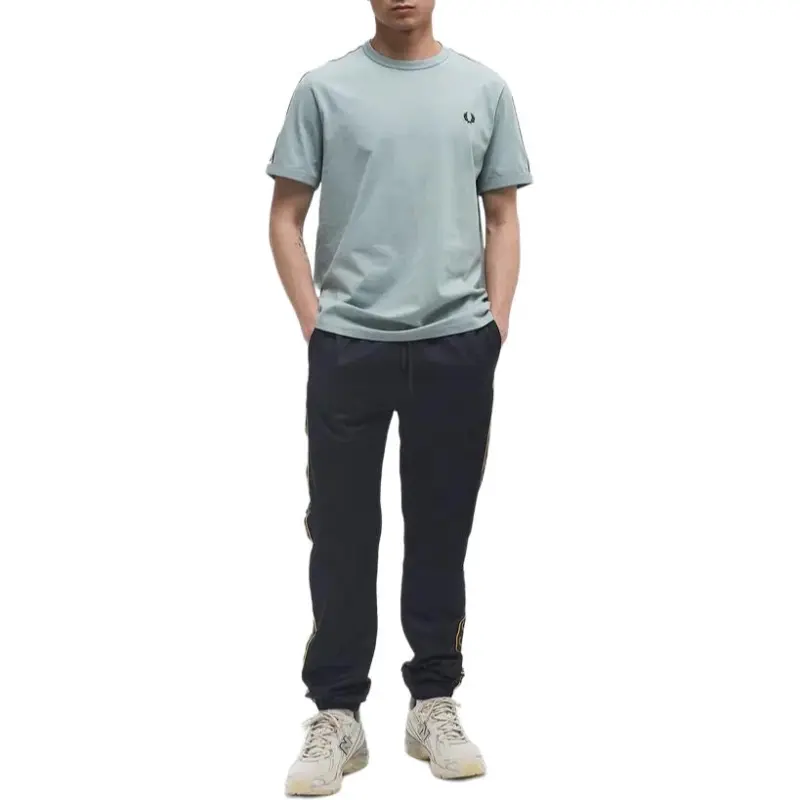 FRED PERRY T Shirts Men Green-1