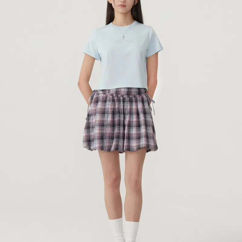 COVERNAT SS25 T Shirt Women's Light Blue-3
