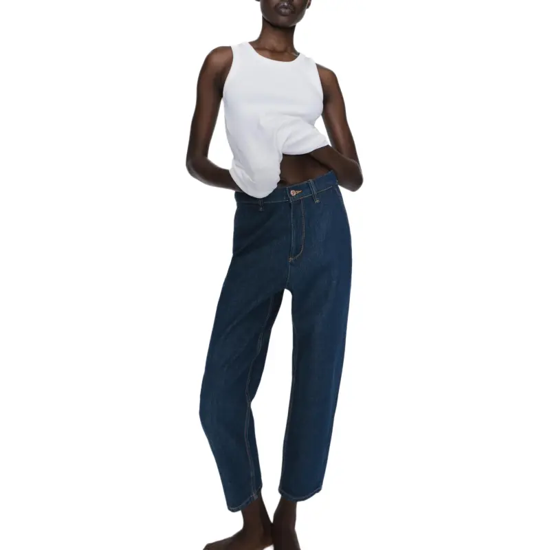 ZARA Jeans Women's Dark Blue-3
