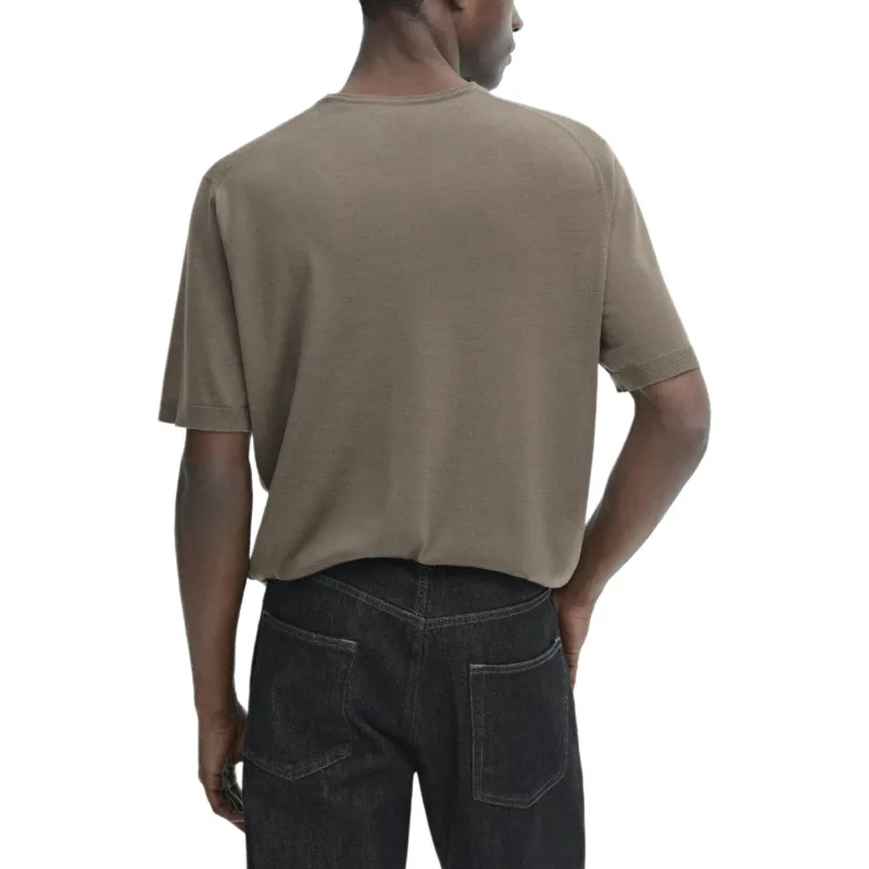 Massimo Dutti T Shirt Men's Green-4