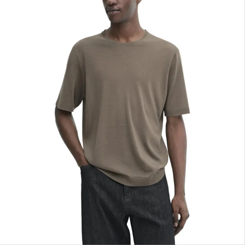 Massimo Dutti T Shirt Men's Green-3