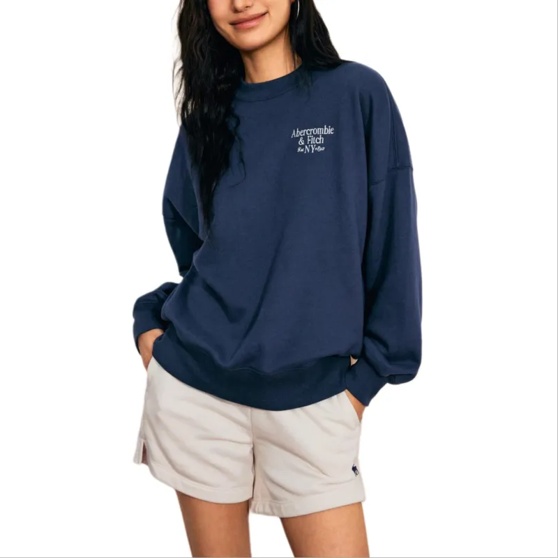 Abercrombie＆Fitch Sweatshirt Women's Marine Blue-1