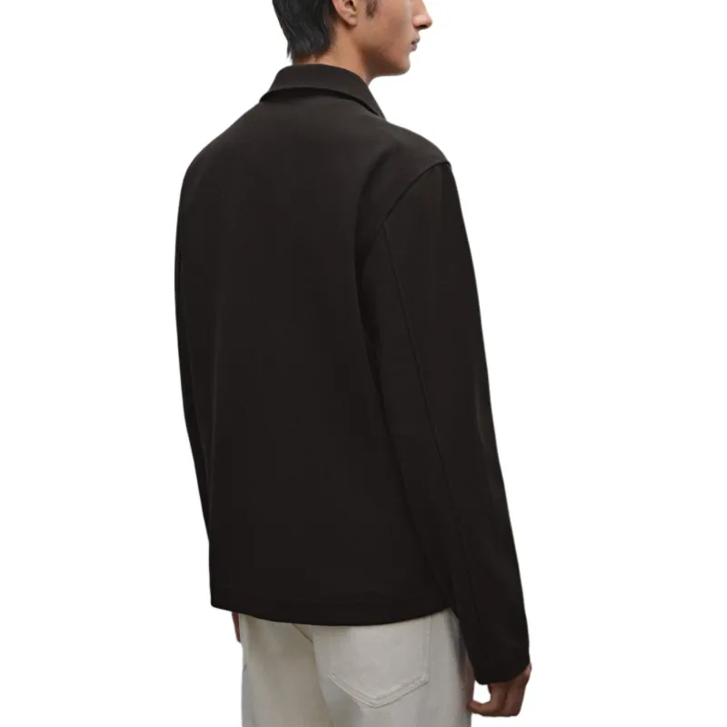 Massimo Dutti Jackets Coats Men's Charcoal Gray-4