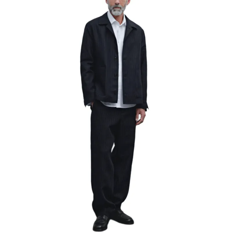 Massimo Dutti Jackets Coats Men's Sea Blue-3