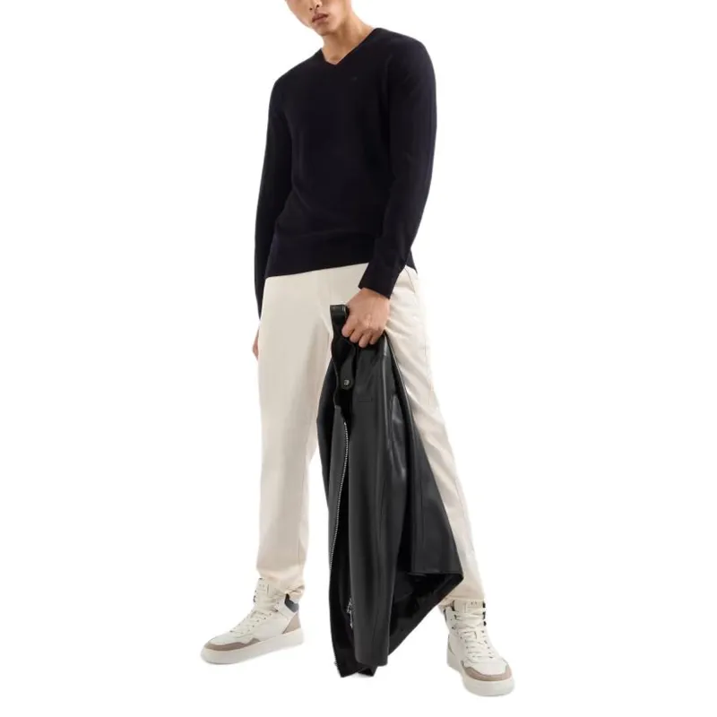 ARMANI EXCHANGEAE FW24 Knitwear Men's Marine Blue-2