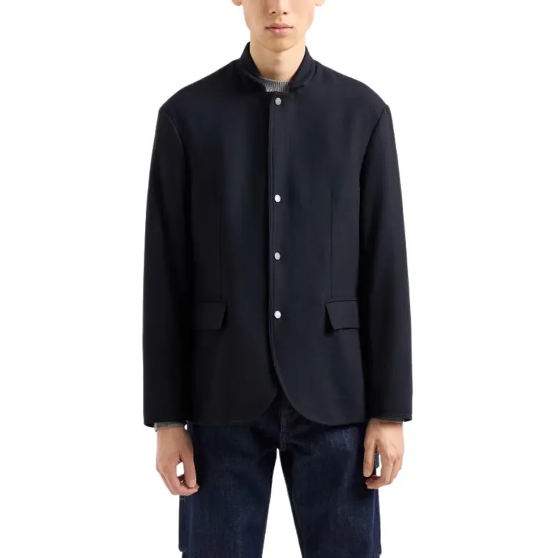 ARMANI EXCHANGEAE FW24 Jackets & Coats Men's Marine Blue-2