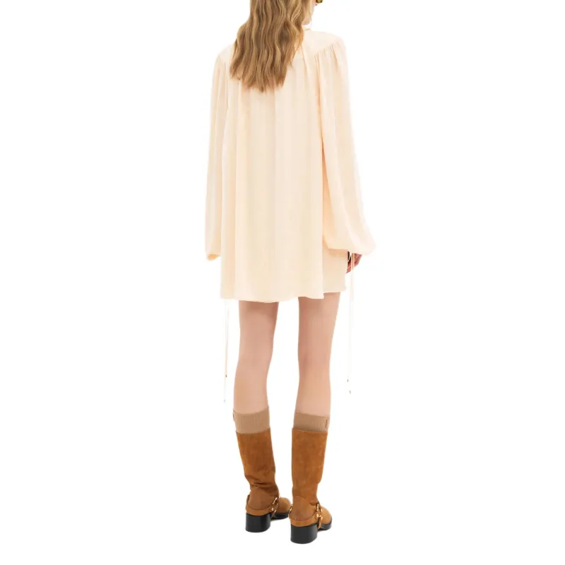 Chloé Jacquard Silk Mini Dress-3