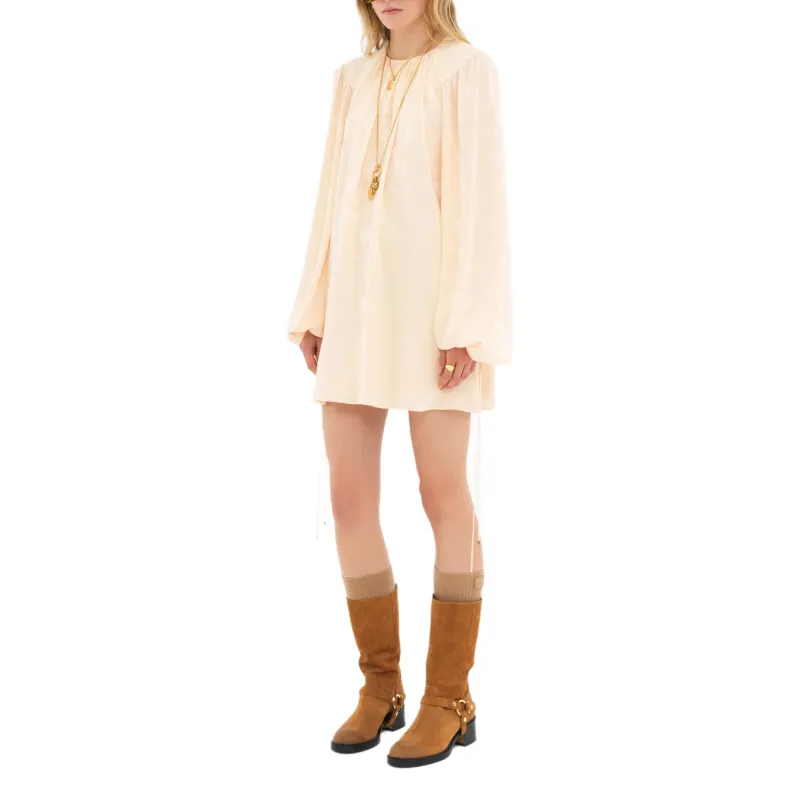 Chloé Jacquard Silk Mini Dress-2