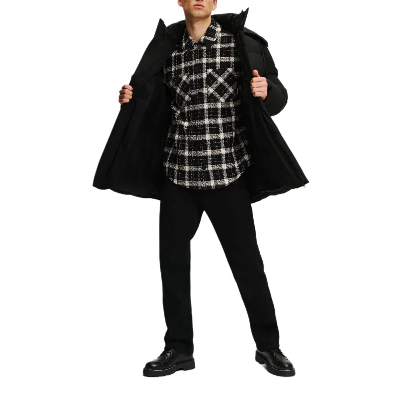 KARL LAGERFELD / Karl Lagerfeld Jeans Long Quilted Puffer Jacket-1