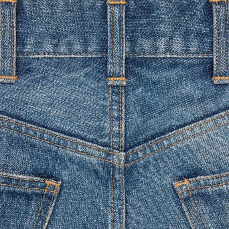 CELINE Flared Surf Jeans In Union Wash Denim-1