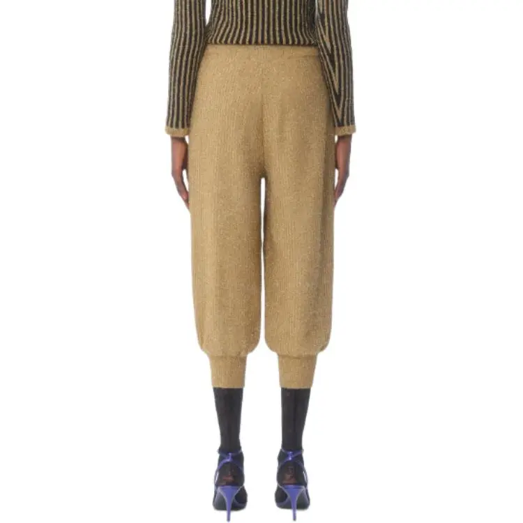 Valentino Lurex Knit Trousers-5