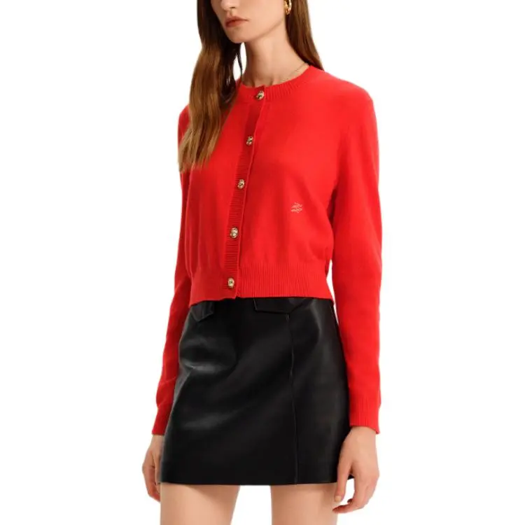 KARL LAGERFELD FW24 Cashmere Sweater Women's Red-4