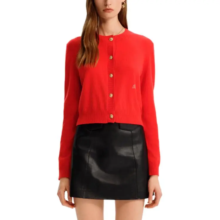 KARL LAGERFELD FW24 Cashmere Sweater Women's Red-2