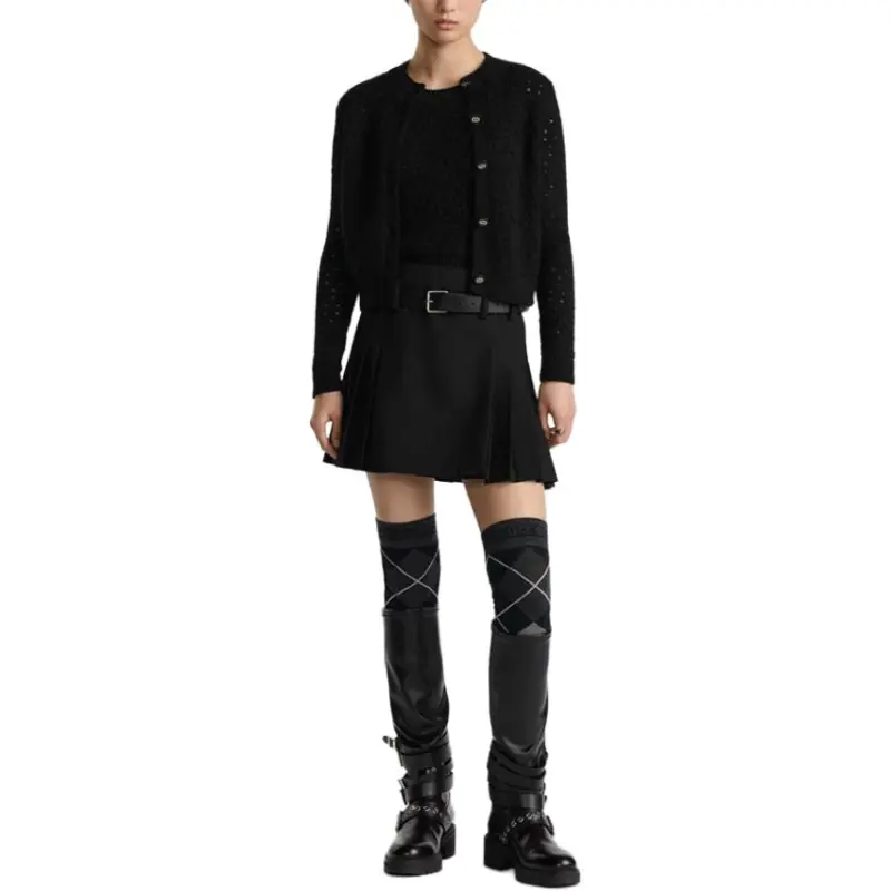 DIOR FW24 Casual Short Skirts Women's Black-2