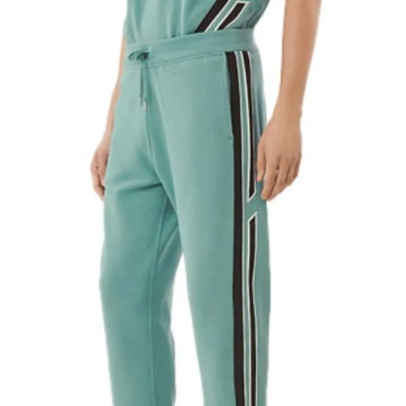 HERMES Knitted Sweatpants Men Porcelain Blue-4