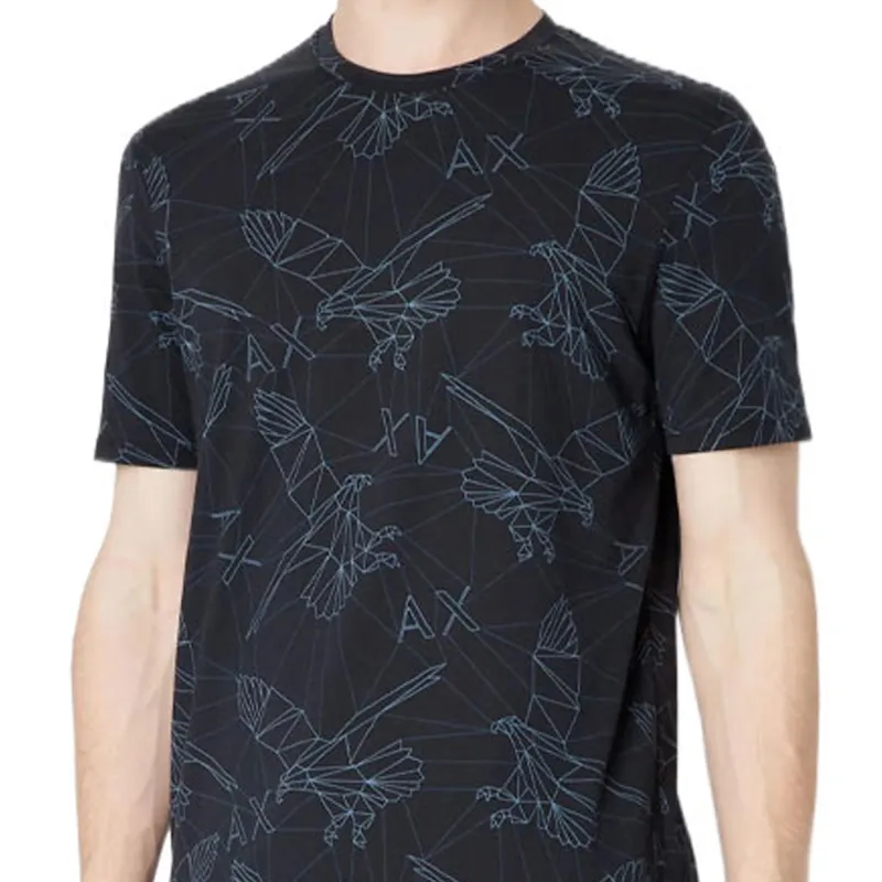 ARMANI EXCHANGEAE SS23 T Shirt Men's Marine Blue-5