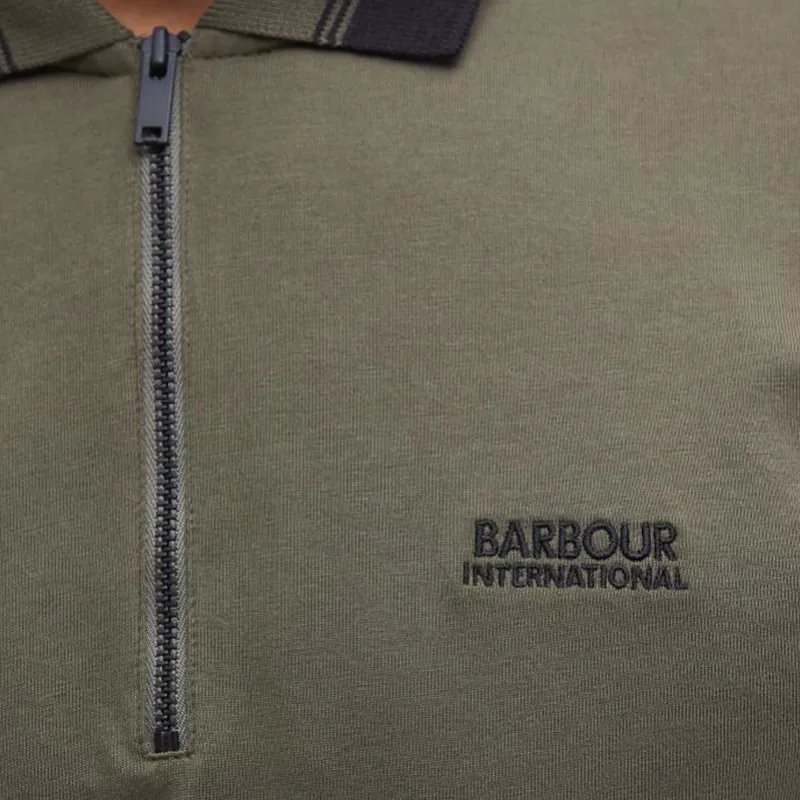 BARBOUR FW24 Polo Shirt Men's Olive Green-5