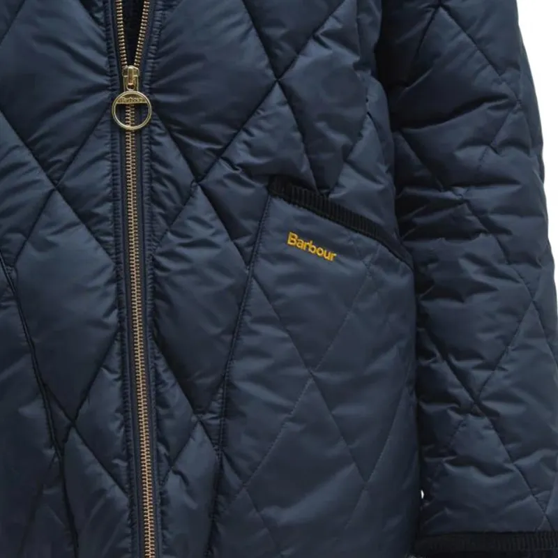 BARBOUR FW24 Puffer Jacket Women's Marine Blue-5