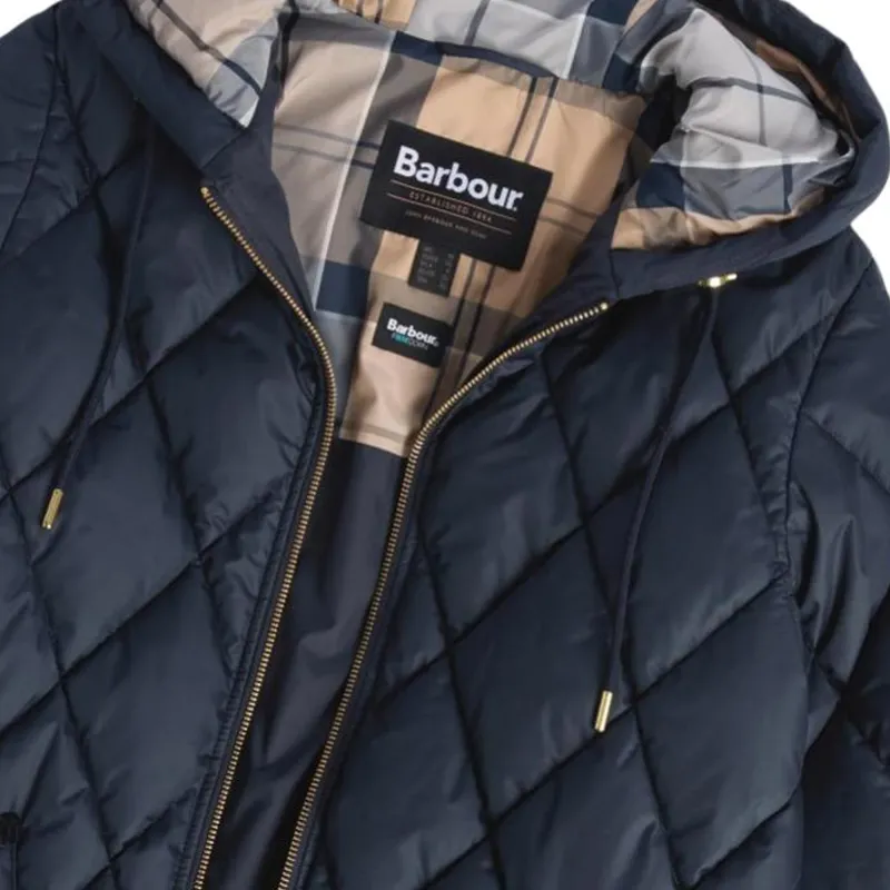 BARBOUR FW24 Puffer Jacket Women's Marine Blue-6