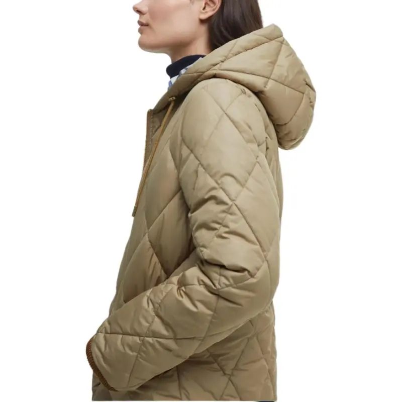BARBOUR FW24 Puffer Jacket Women's Military Brown-4